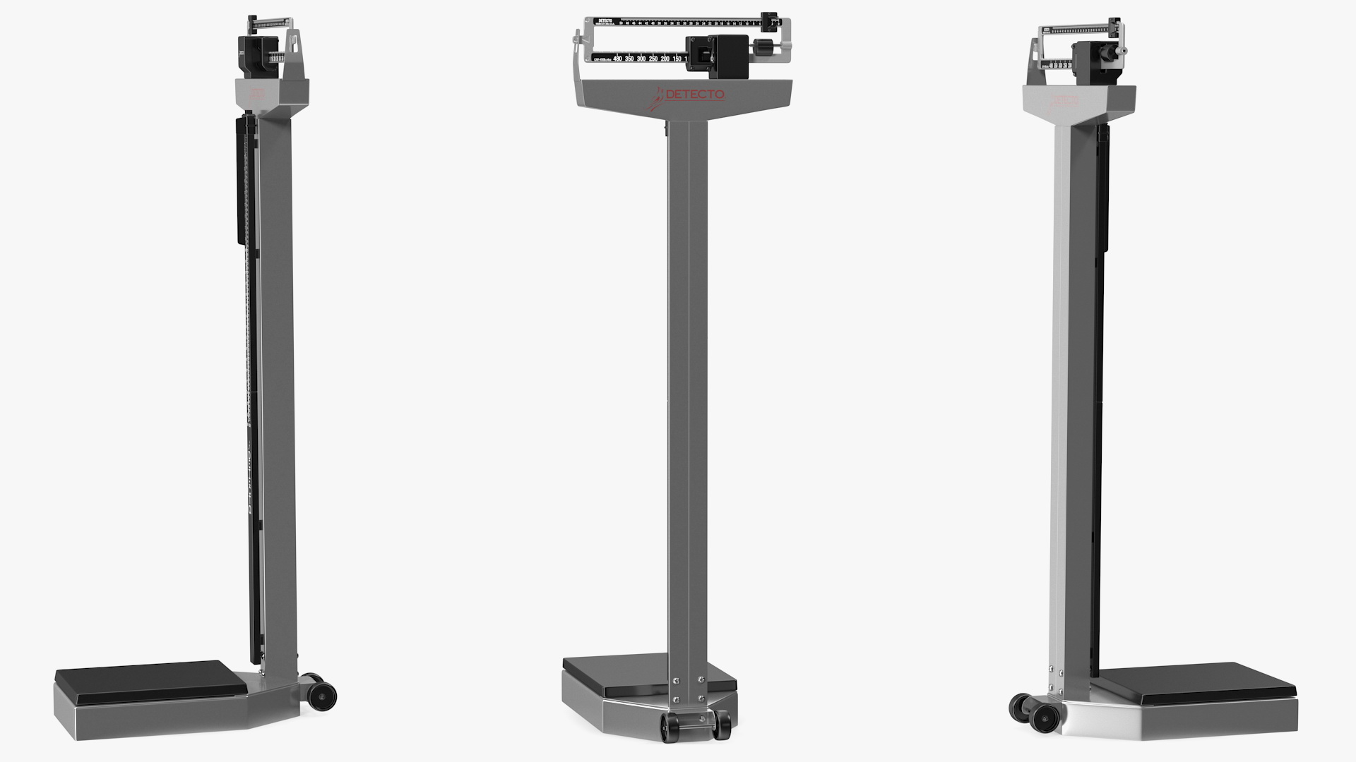 Detecto Physician Weigh Beam Eye Level Scale 3D model