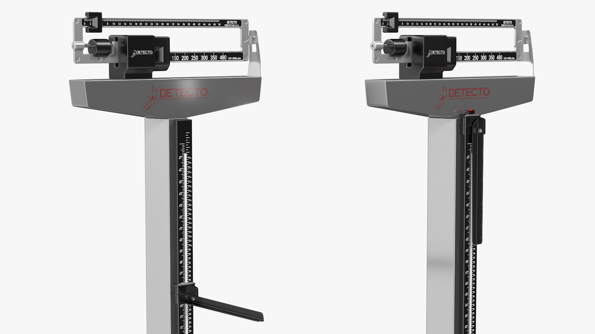 Detecto Physician Weigh Beam Eye Level Scale 3D model