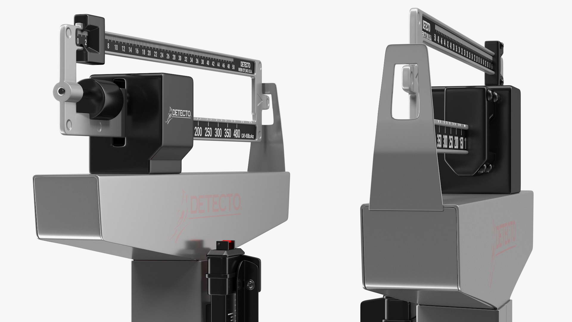 Detecto Physician Weigh Beam Eye Level Scale 3D model