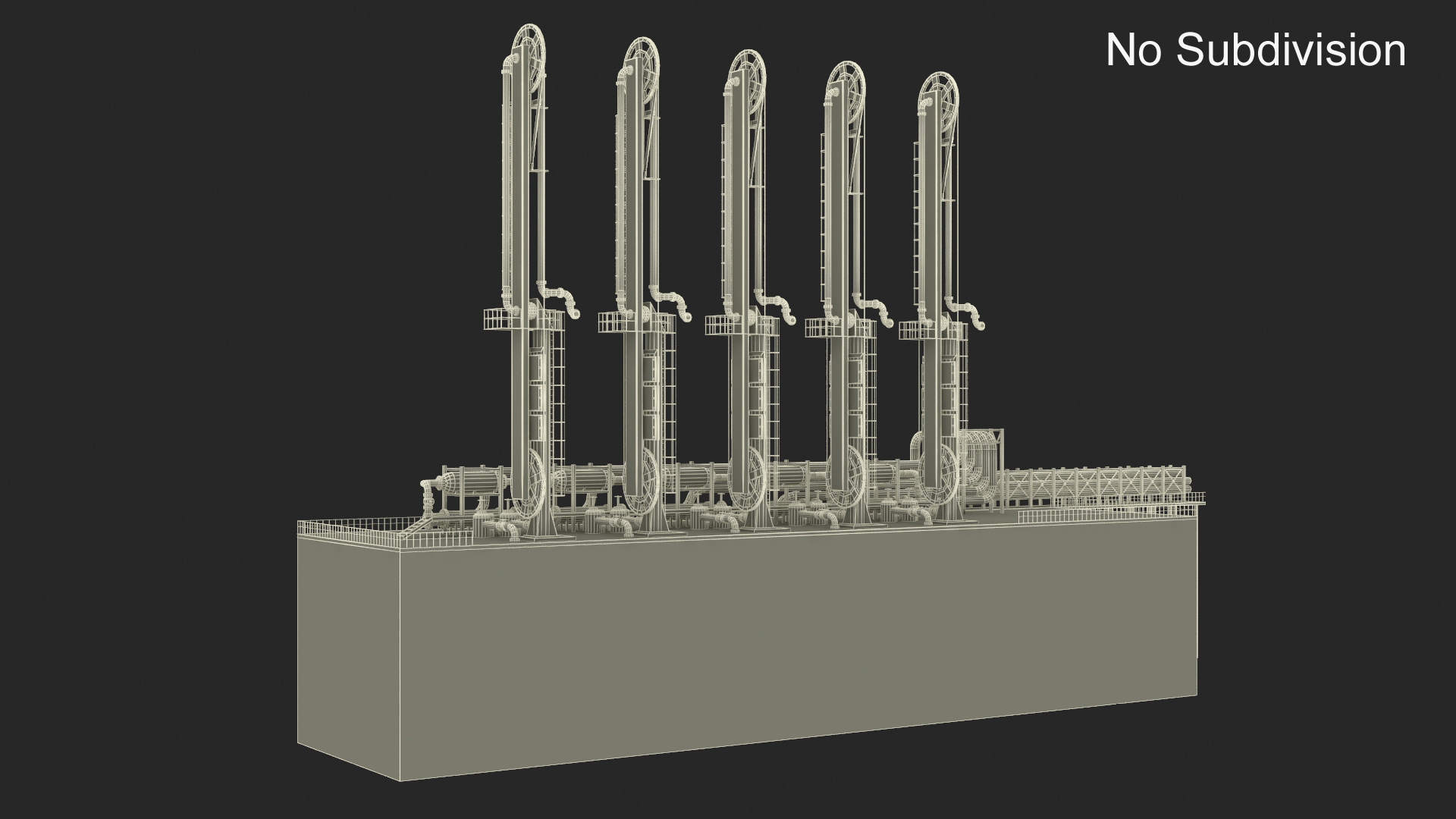 3D model LNG Pier