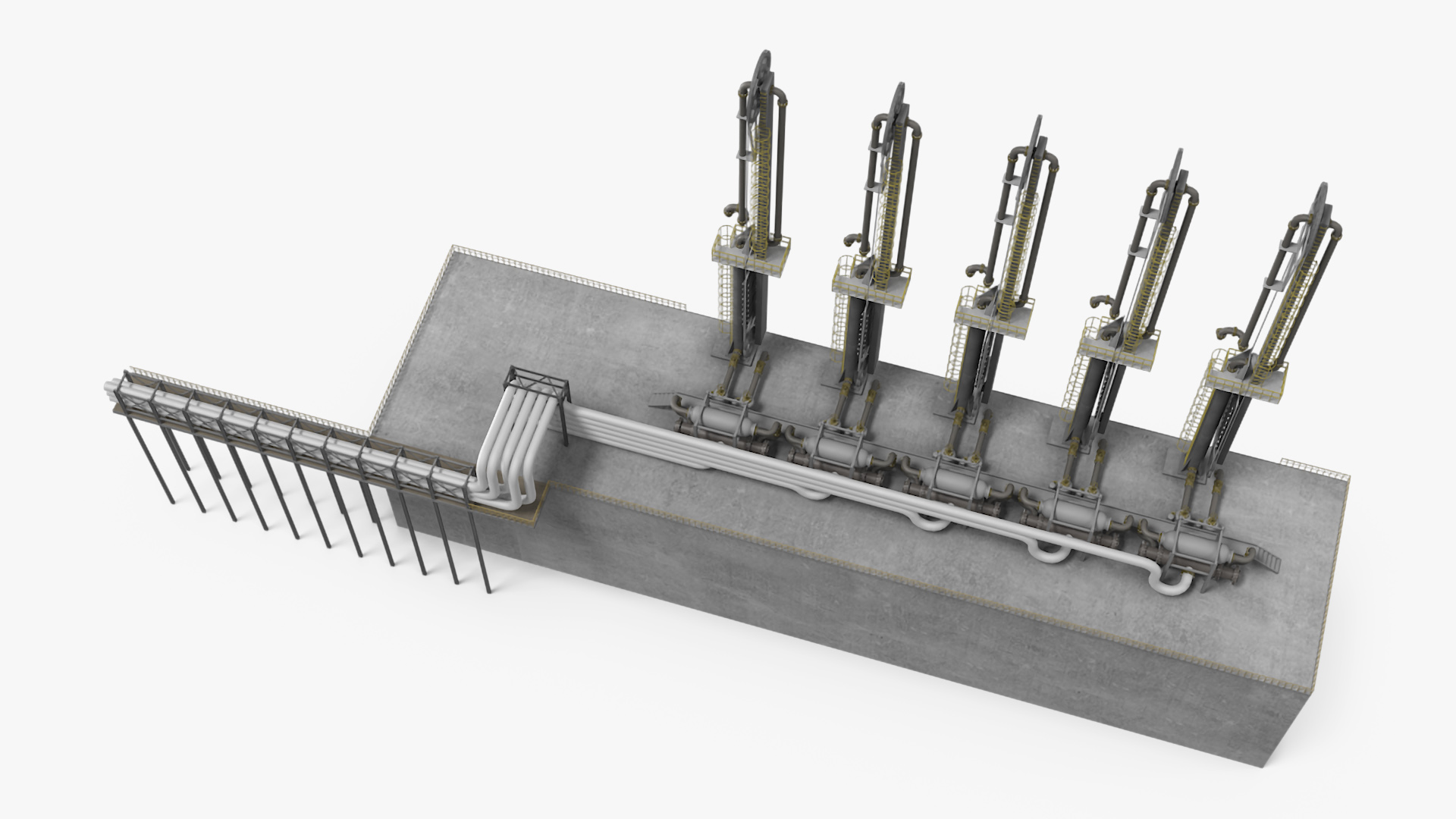 3D model LNG Pier