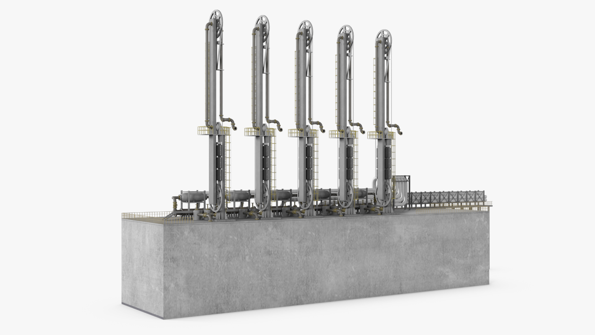 3D model LNG Pier