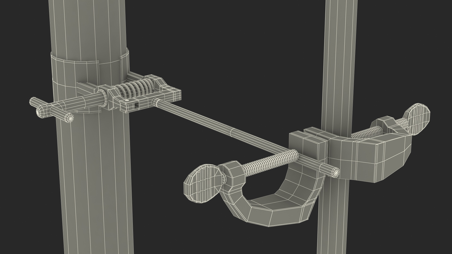 3D model Lab Flask Stand