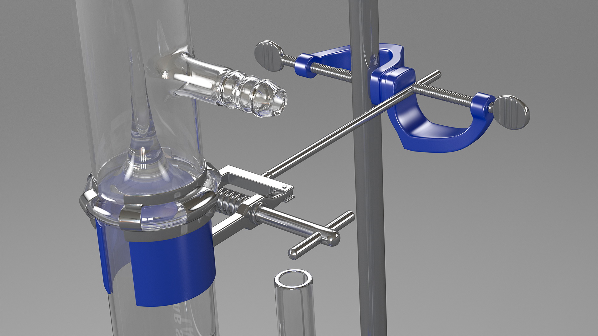 3D model Lab Flask Stand