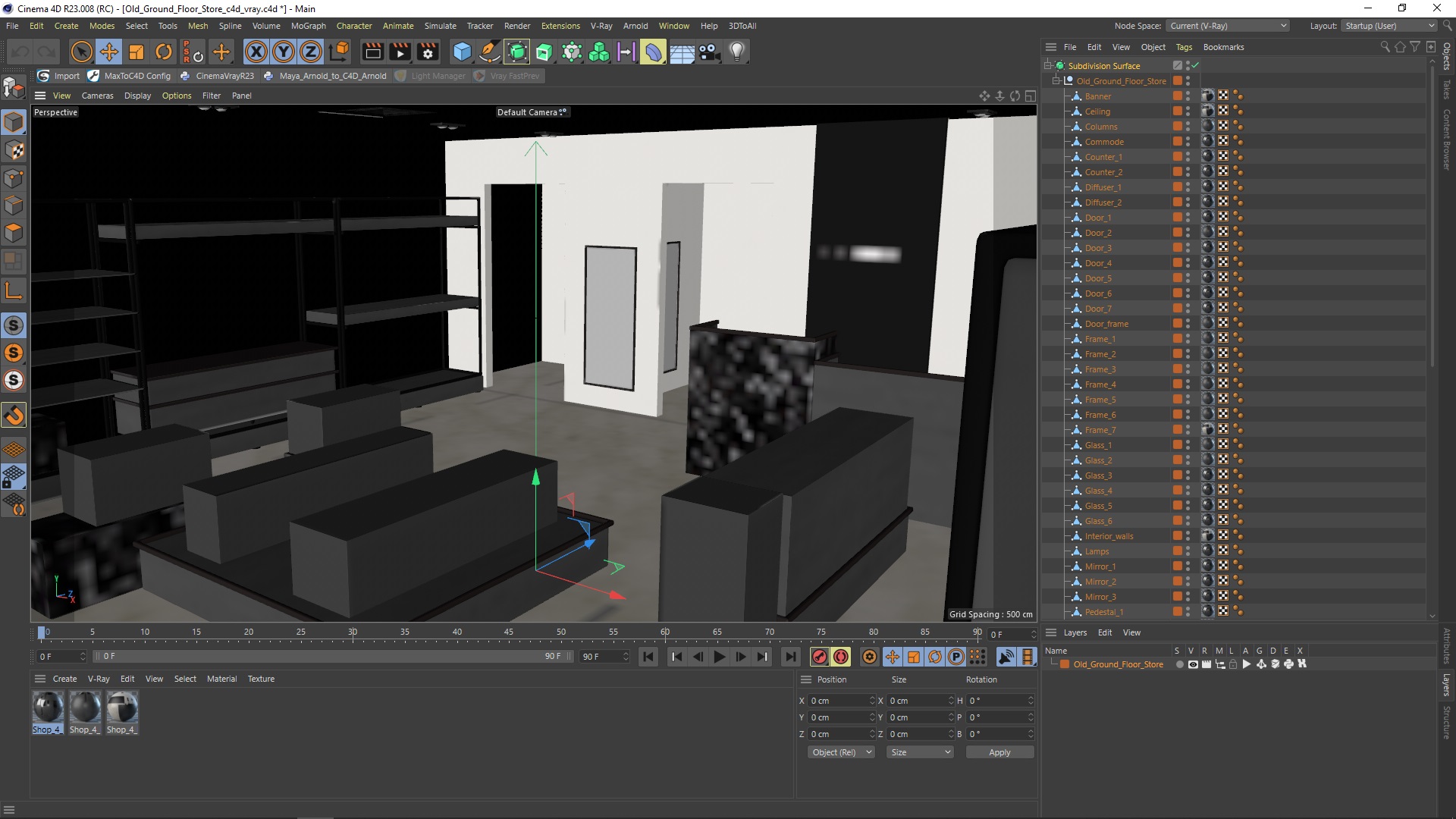 Old Ground Floor Store 3D