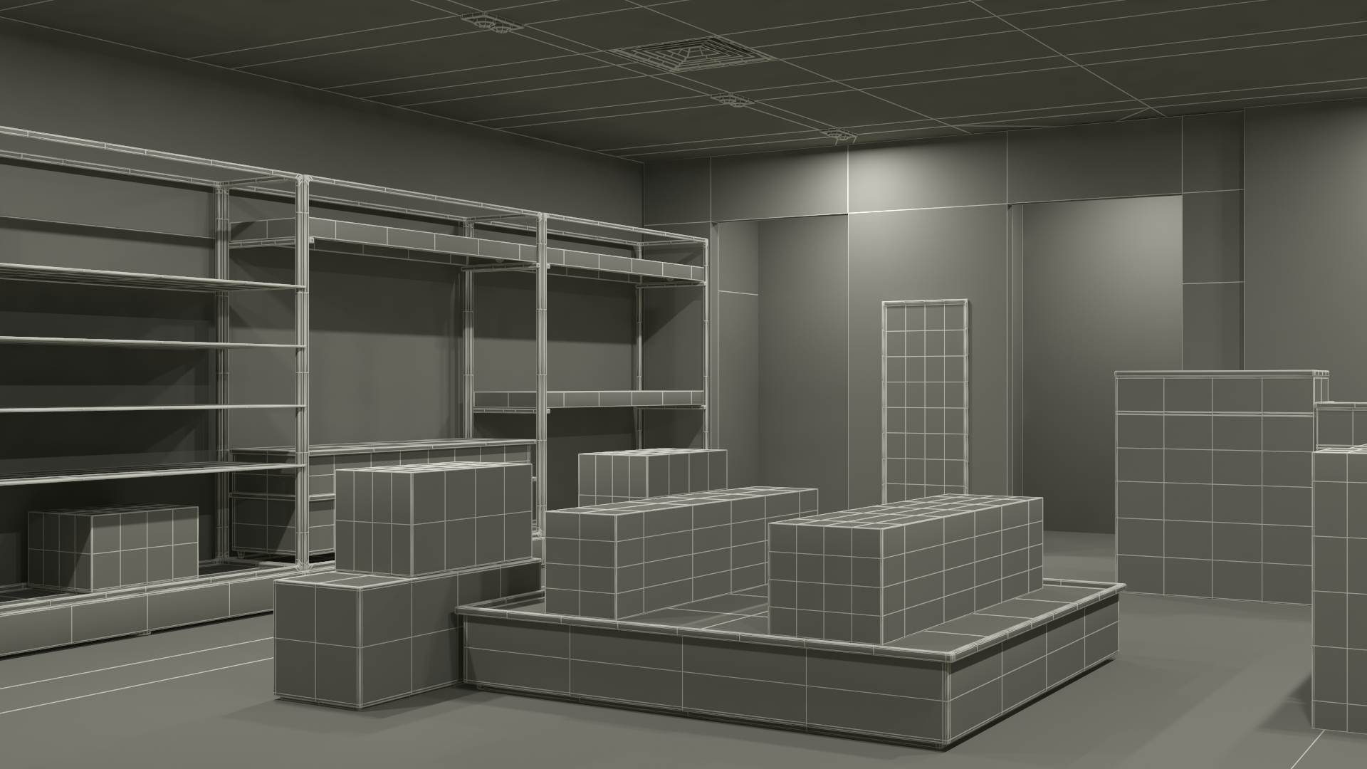 Old Ground Floor Store 3D