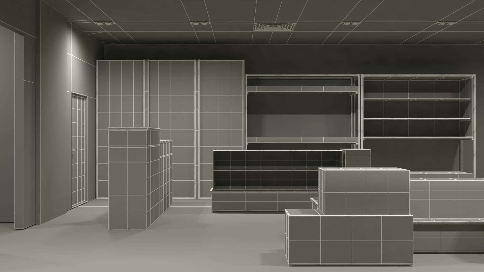 Old Ground Floor Store 3D