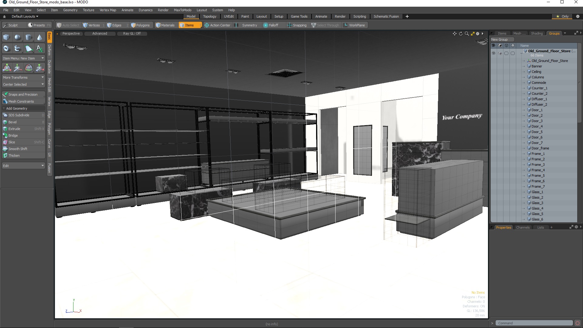 Old Ground Floor Store 3D