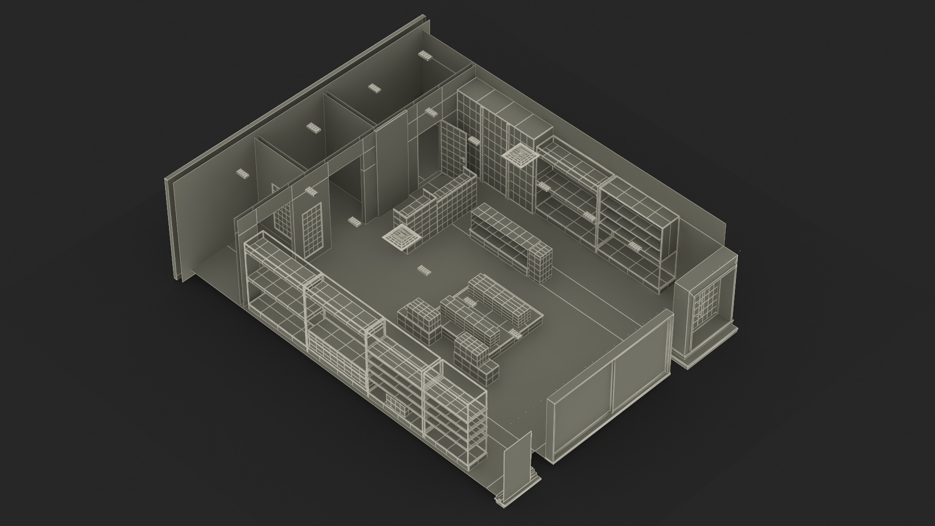 Old Ground Floor Store 3D