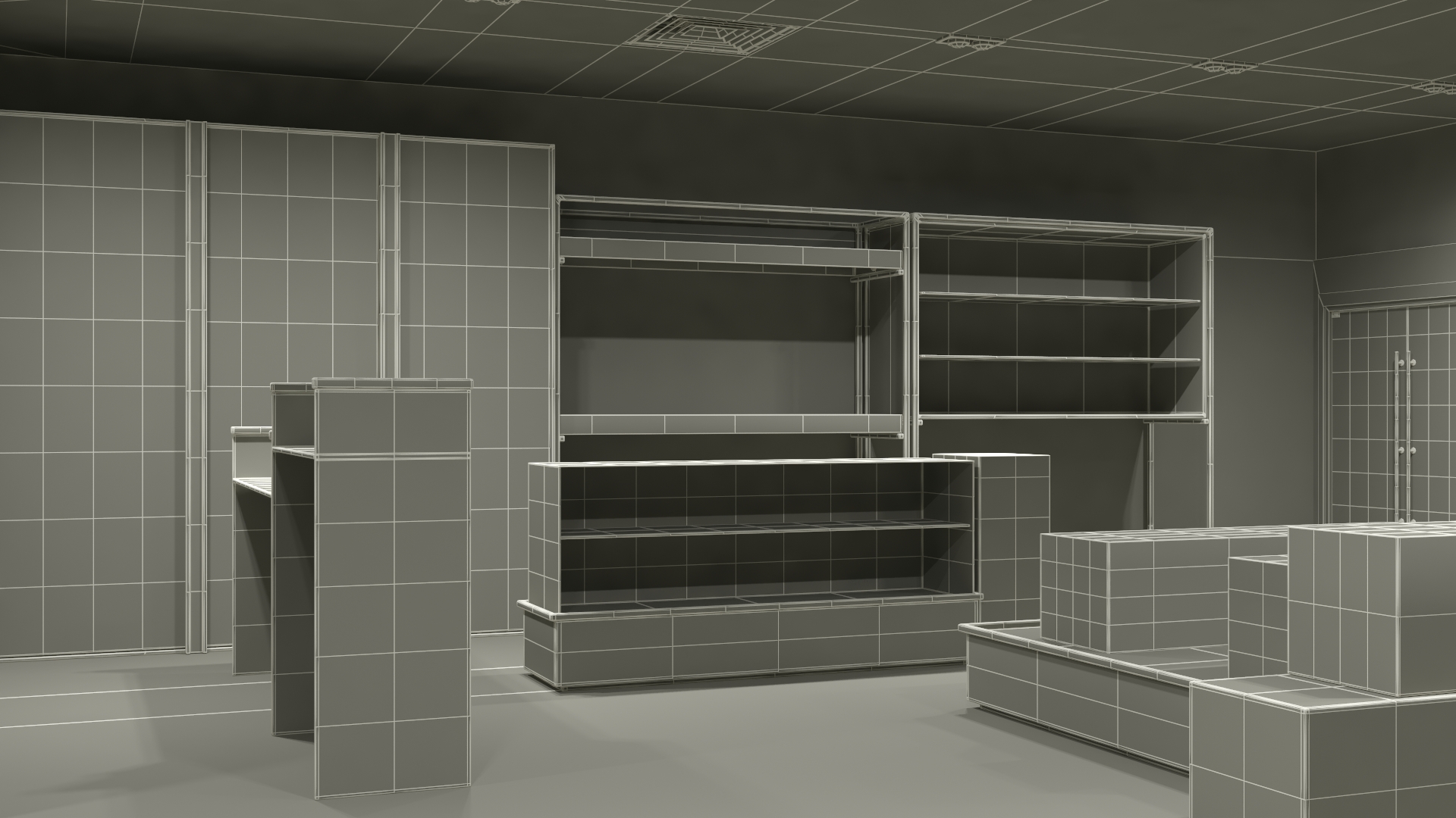Old Ground Floor Store 3D