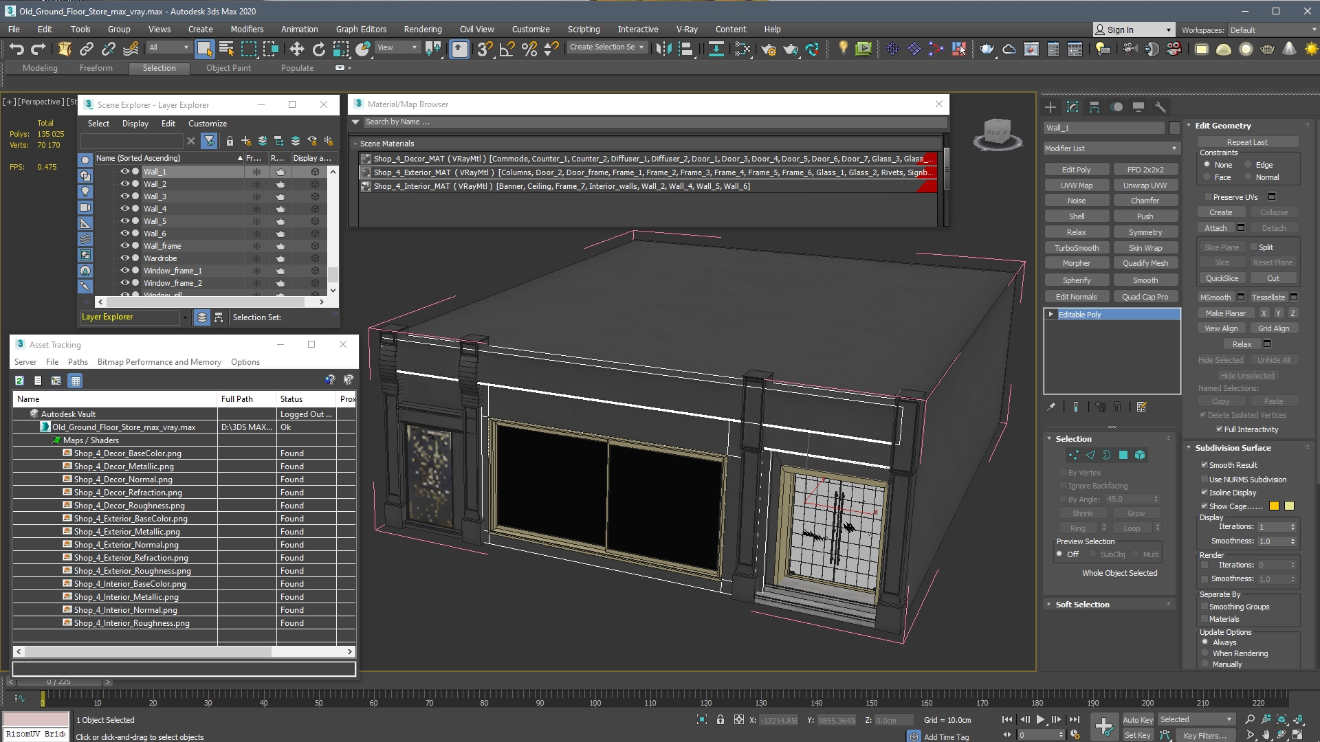 Old Ground Floor Store 3D
