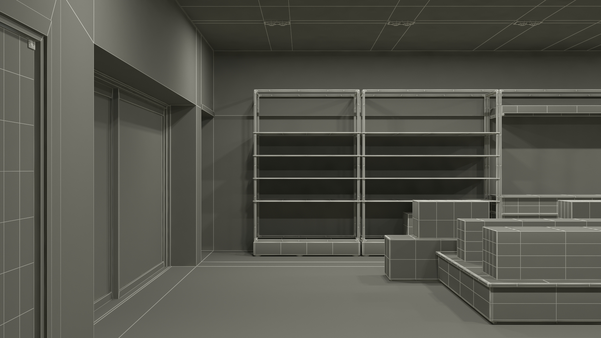Old Ground Floor Store 3D
