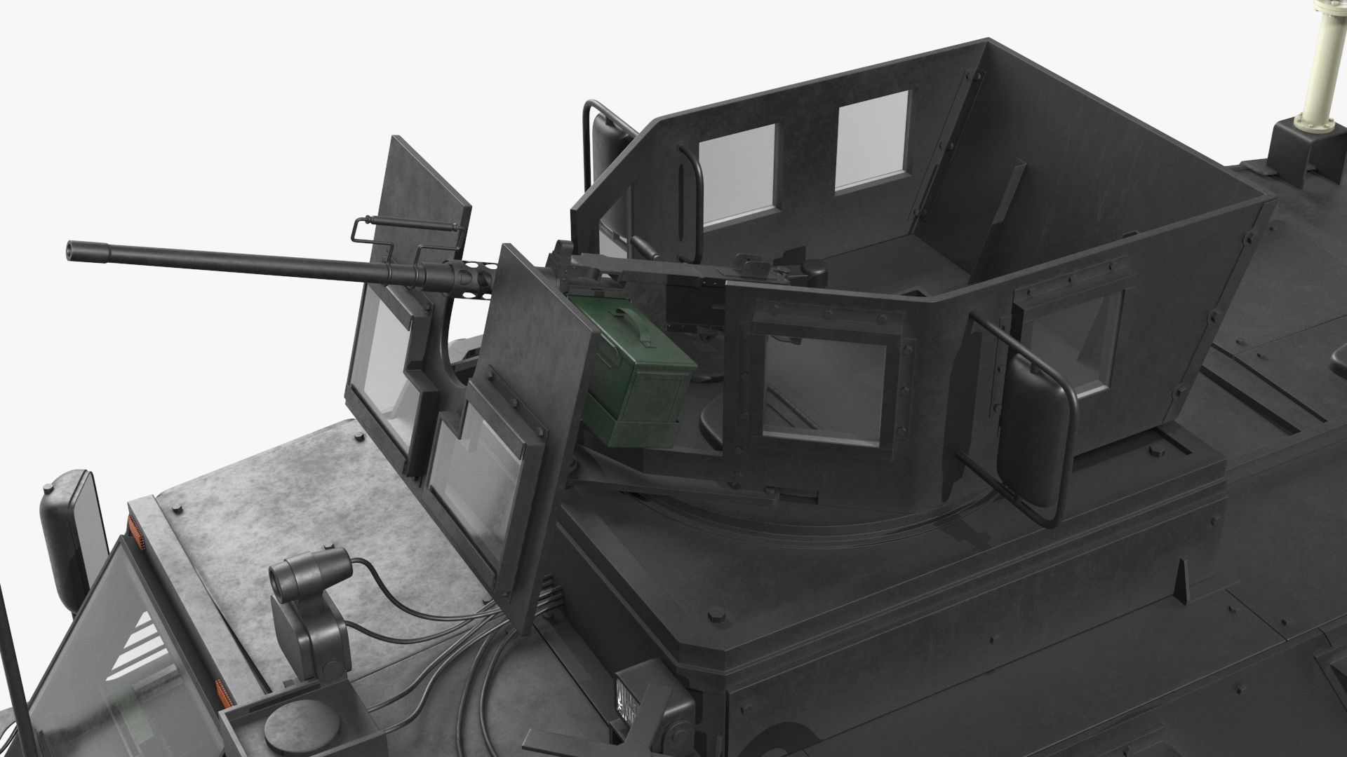 3D model SWAT Vehicle International MaxxPro Simple Interior