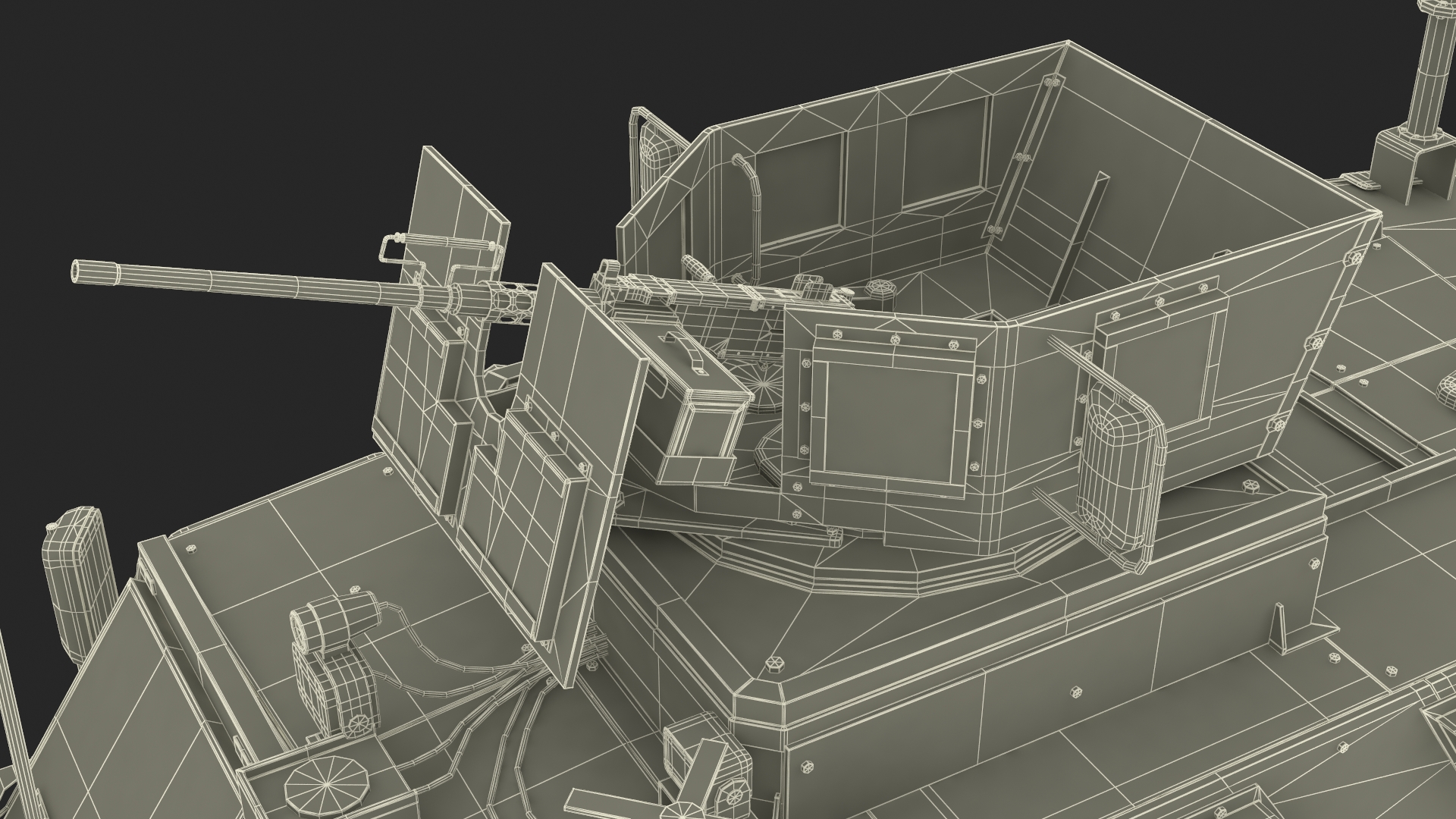 3D model SWAT Vehicle International MaxxPro Simple Interior