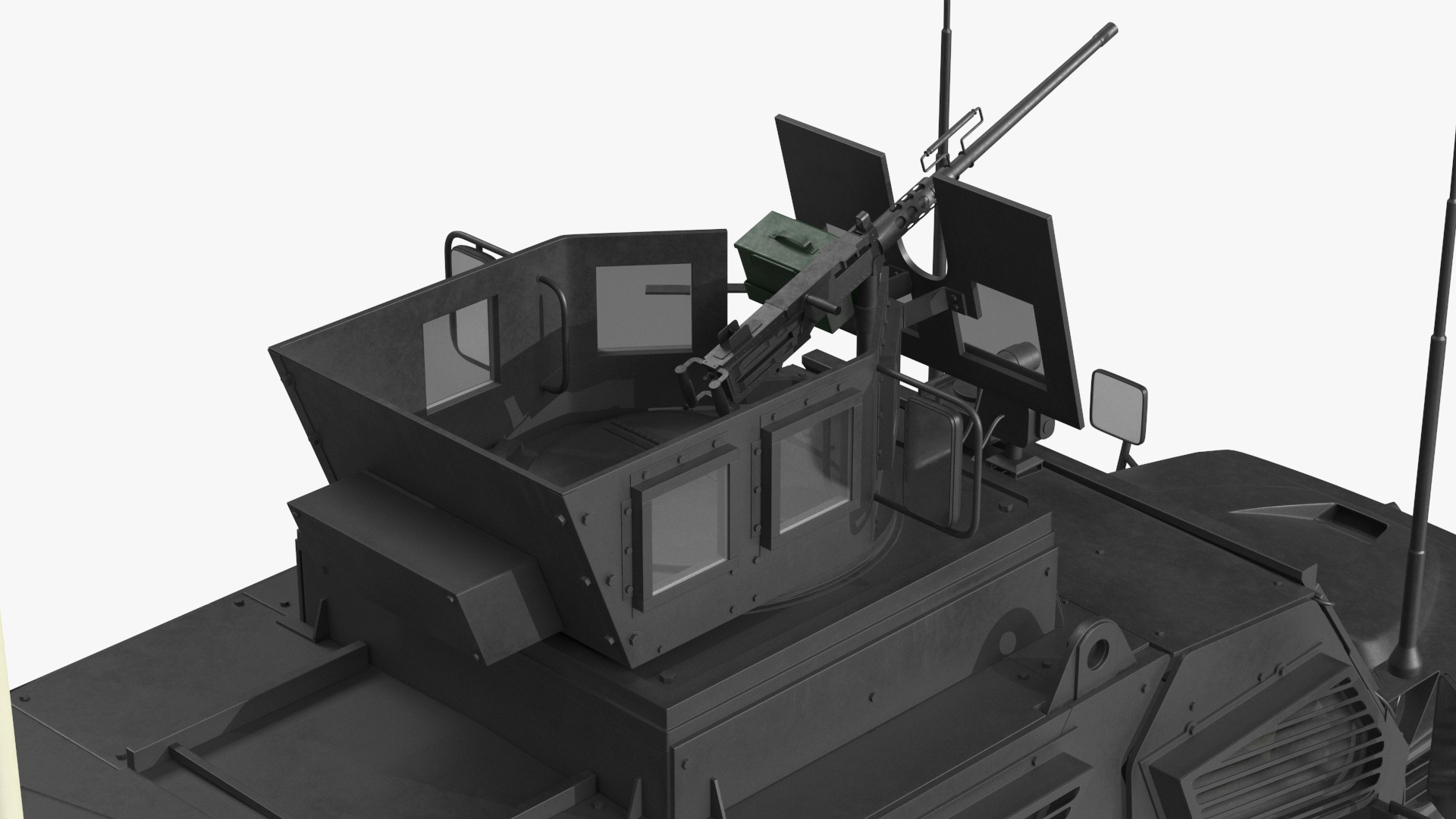 3D model SWAT Vehicle International MaxxPro Simple Interior