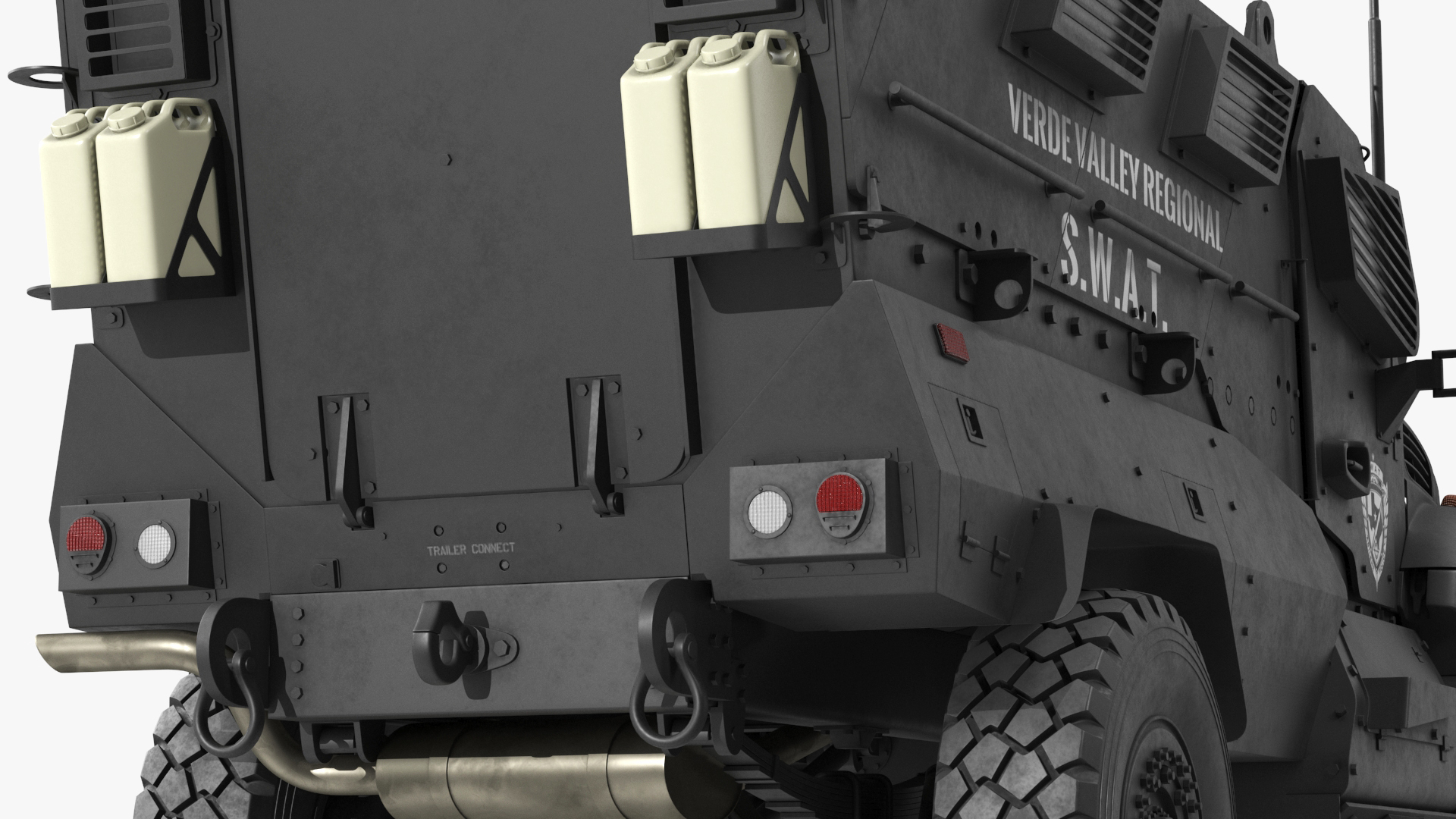 3D model SWAT Vehicle International MaxxPro Simple Interior