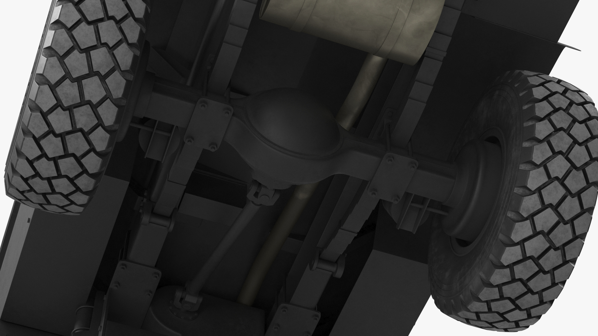 3D model SWAT Vehicle International MaxxPro Simple Interior