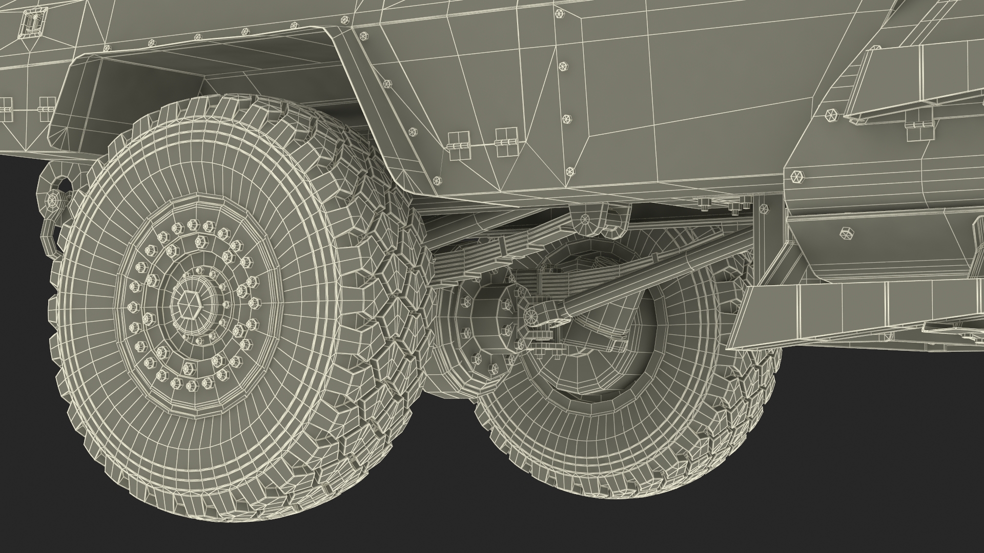 3D model SWAT Vehicle International MaxxPro Simple Interior
