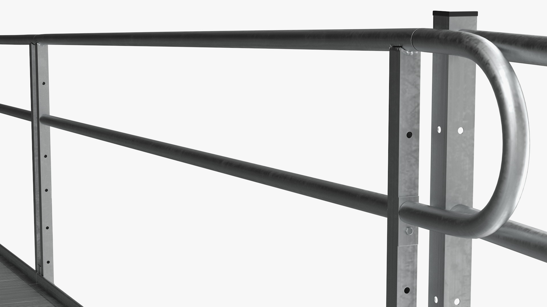 3D model Metal Ramp