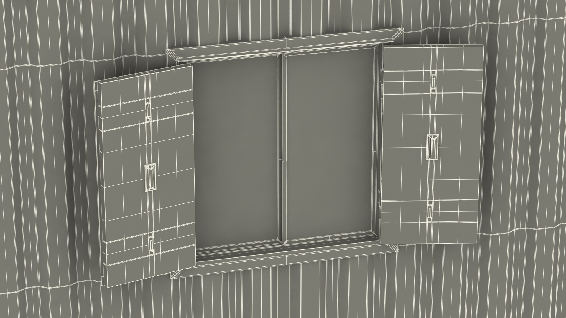 3D model Red Container Office with Wide Door