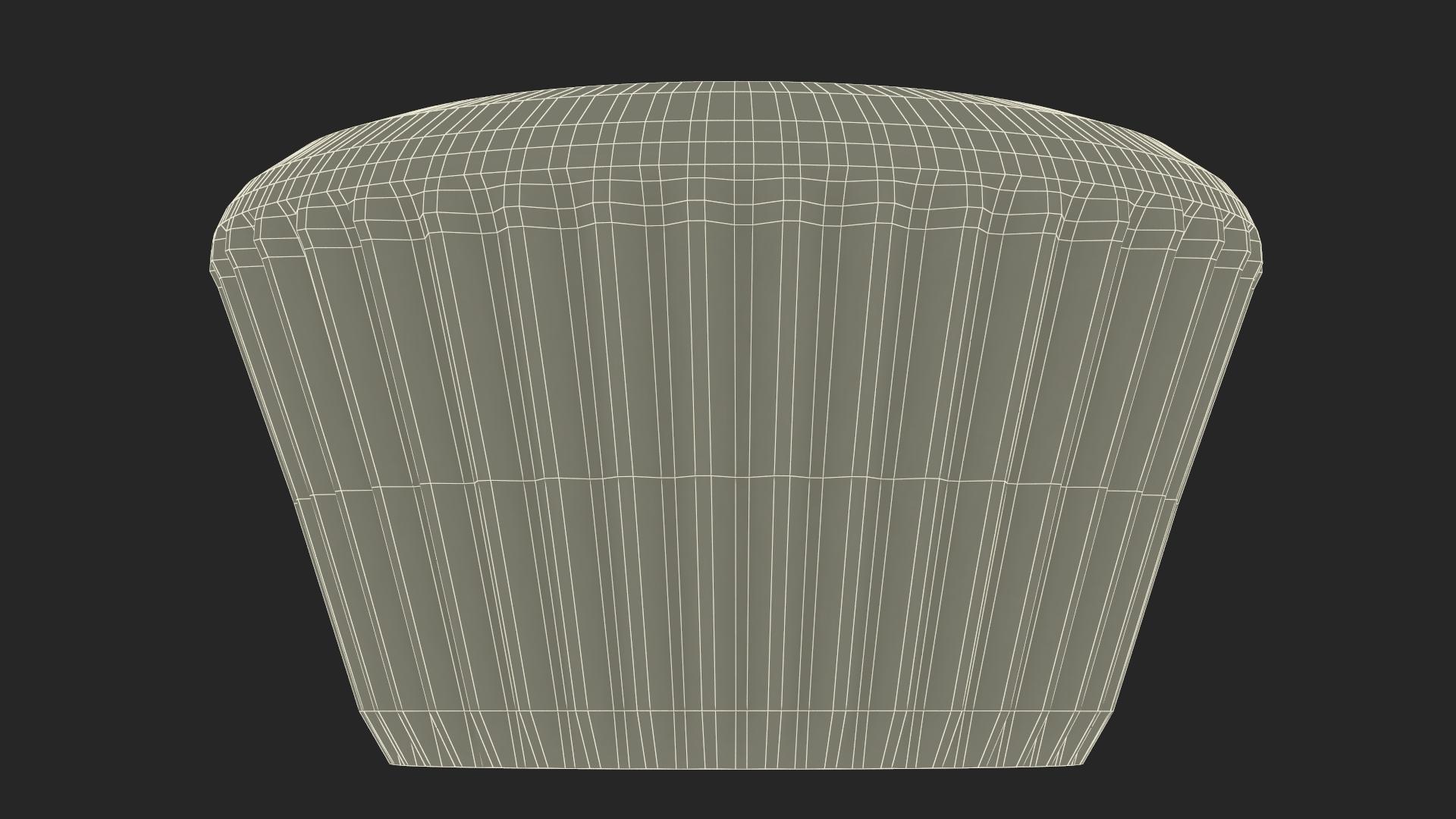 Sponge Cupcake Base 3D model
