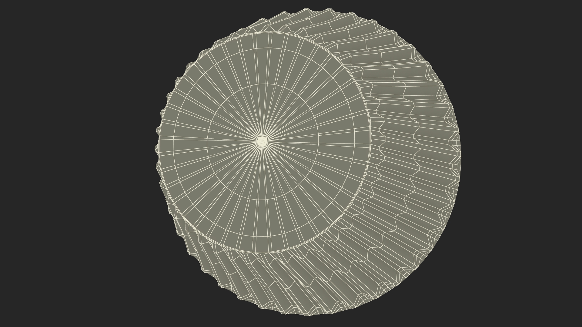 Sponge Cupcake Base 3D model