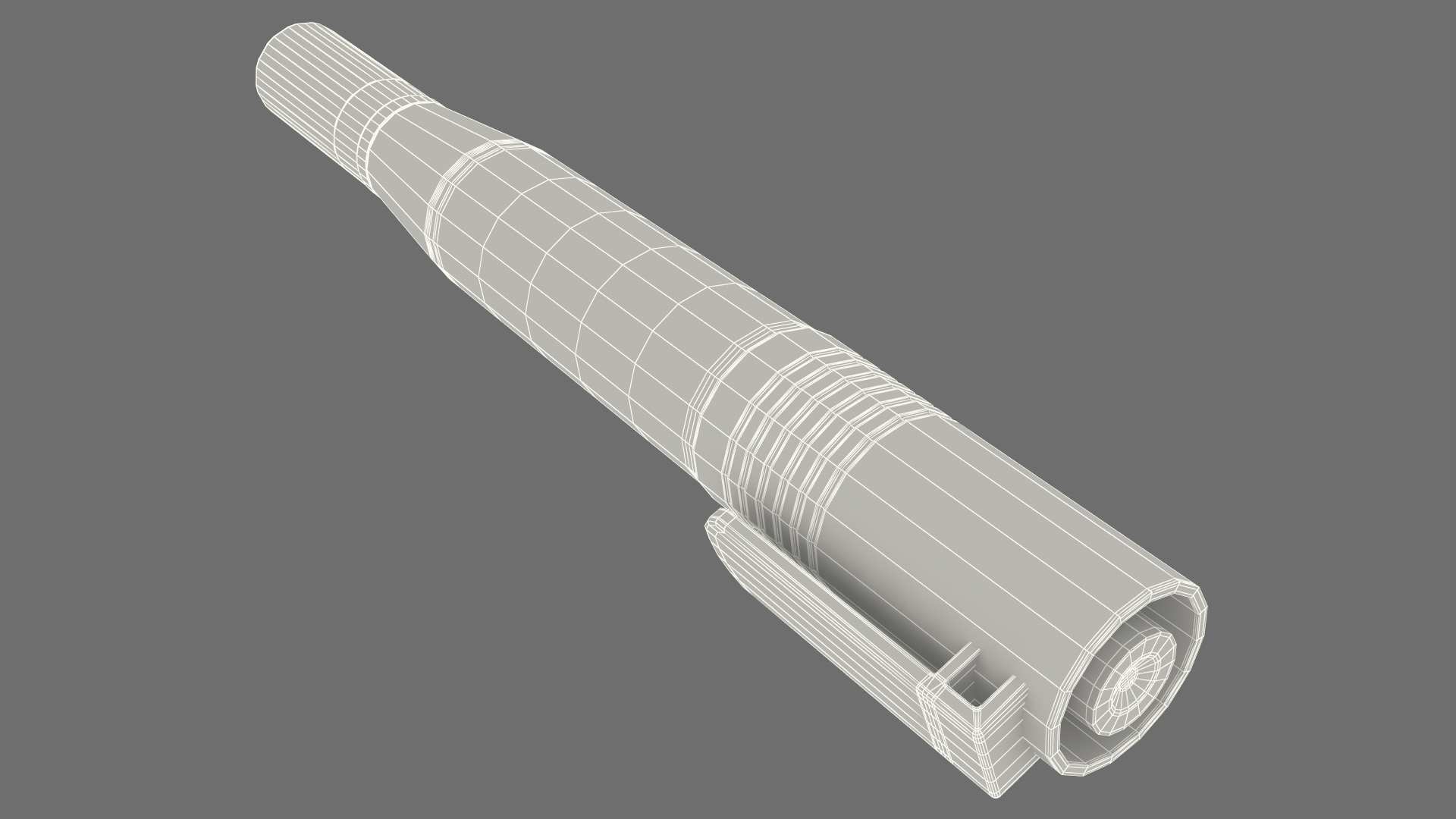 Double-Ended Marker Blue 3D model