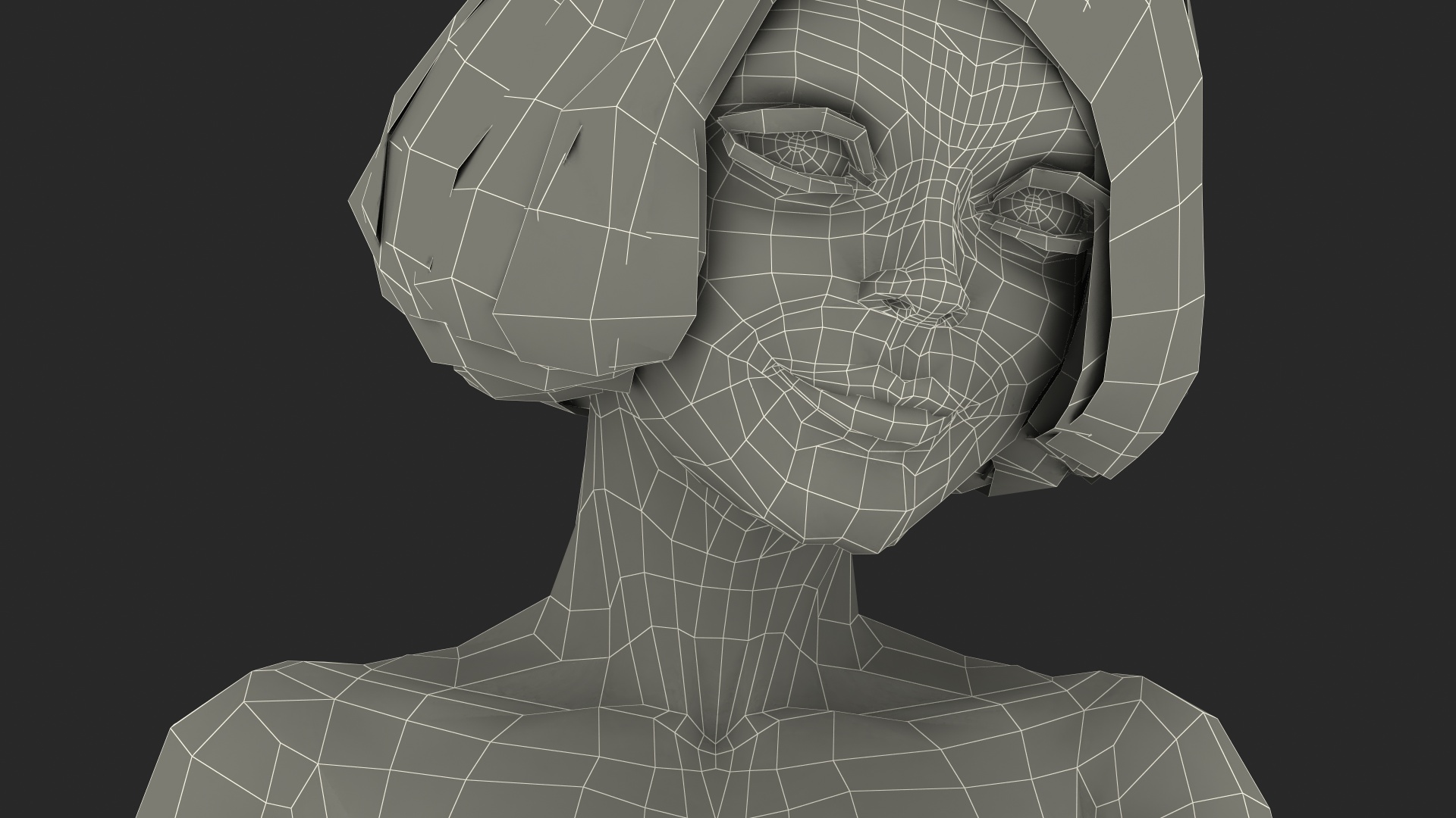 3D Nude Girl Standing Pose model