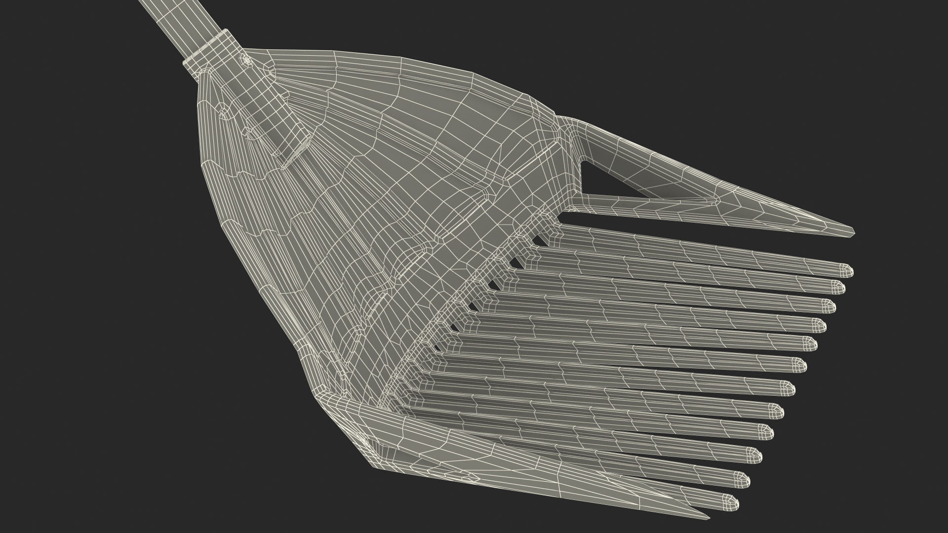 3D MLTOOLS Combined Rake Shovel and Sieve model