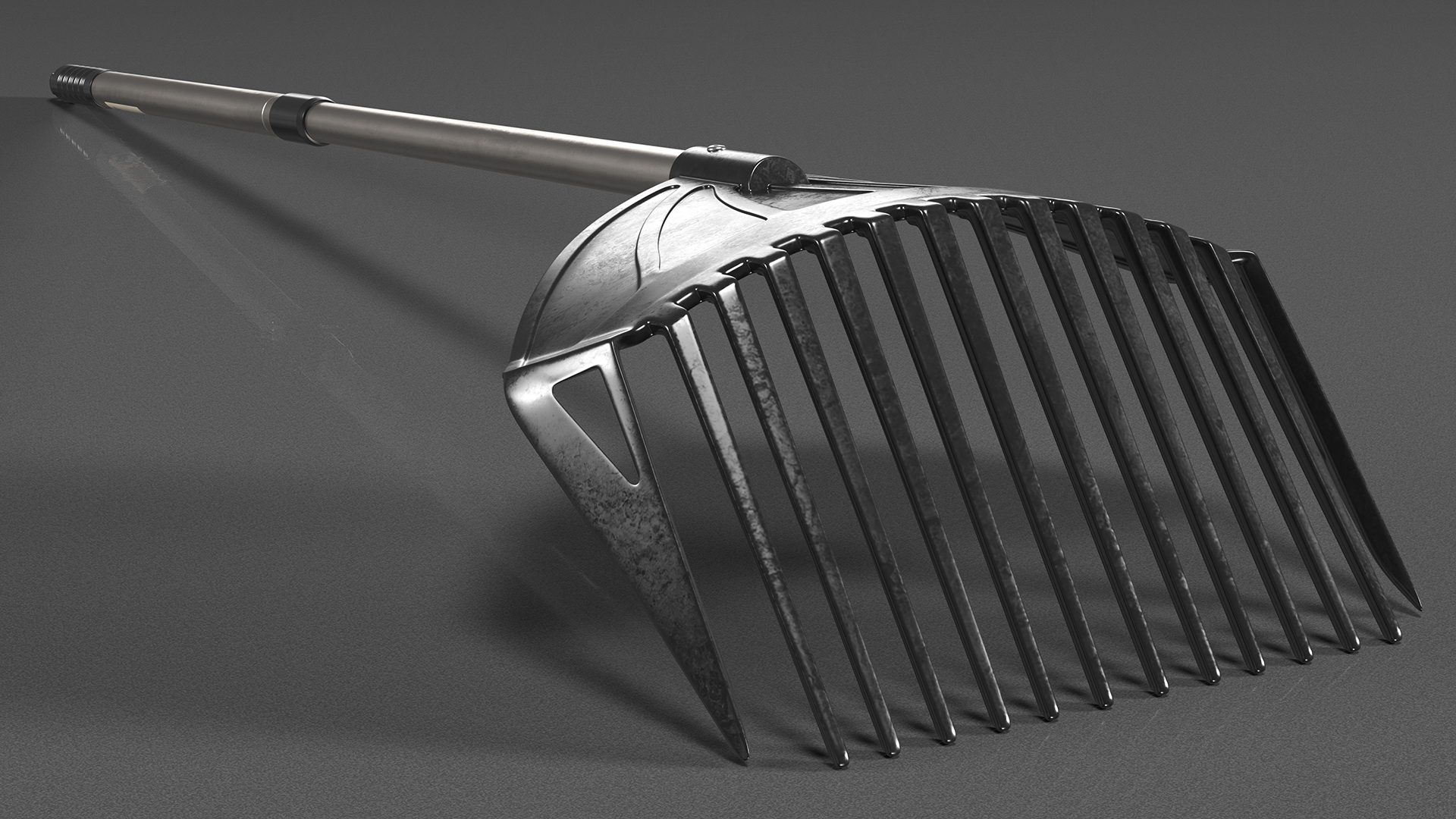 3D MLTOOLS Combined Rake Shovel and Sieve model