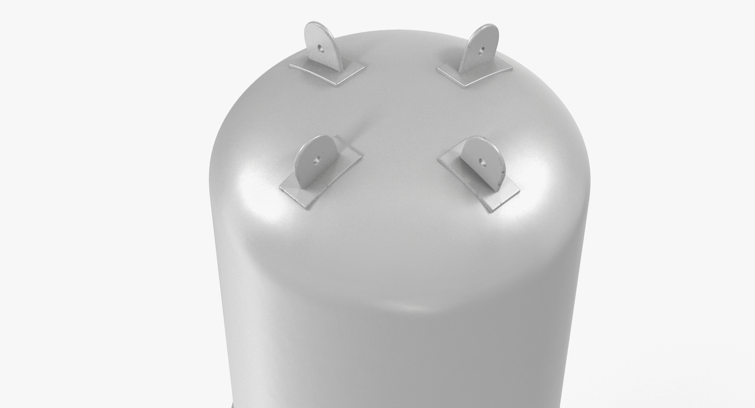 3D model LNG Gas Cryogenic Storage Tank