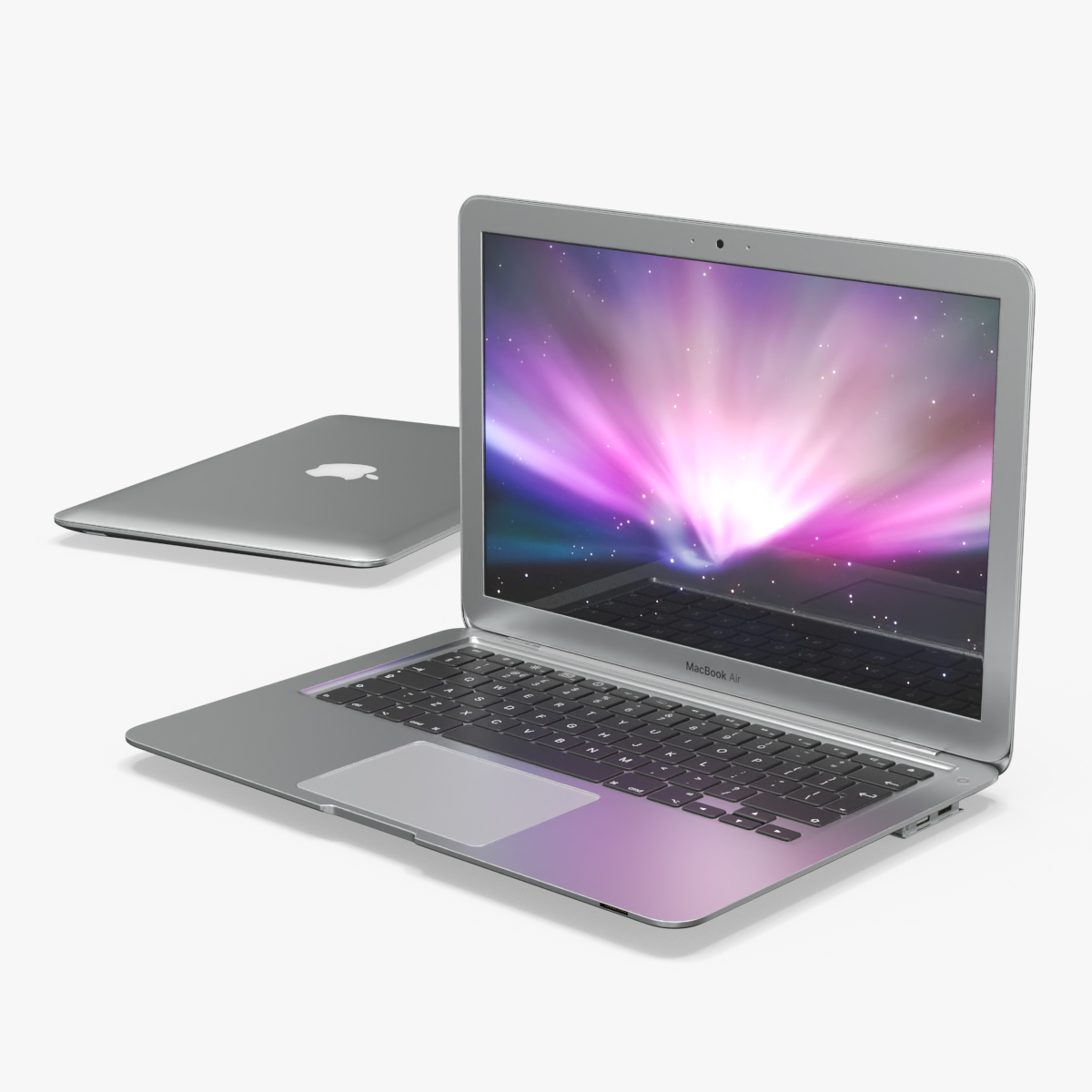 Apple MacBook Air 2008 Laptop 3D model preview