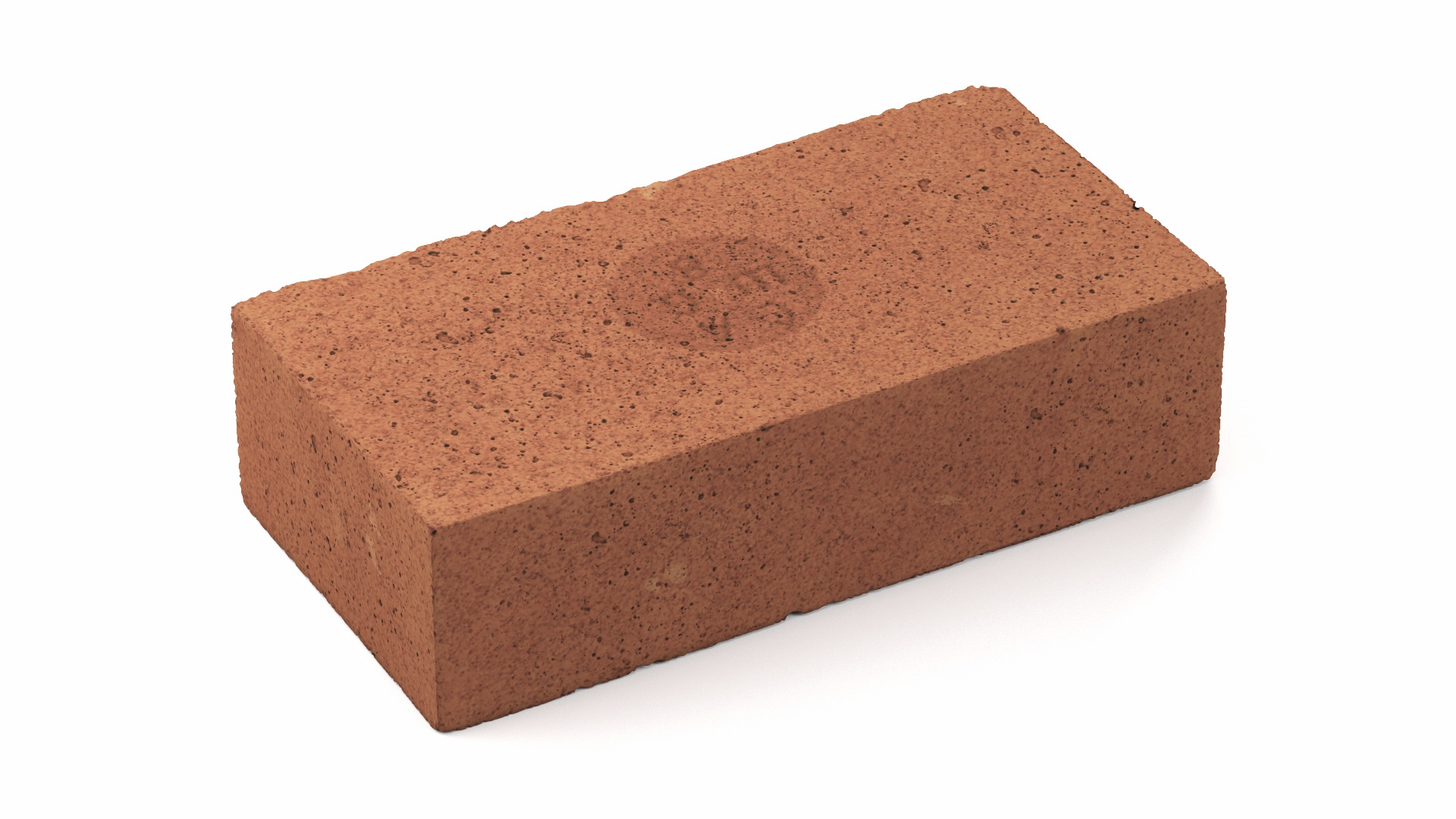 3D Rectangle Brown Fire Brick