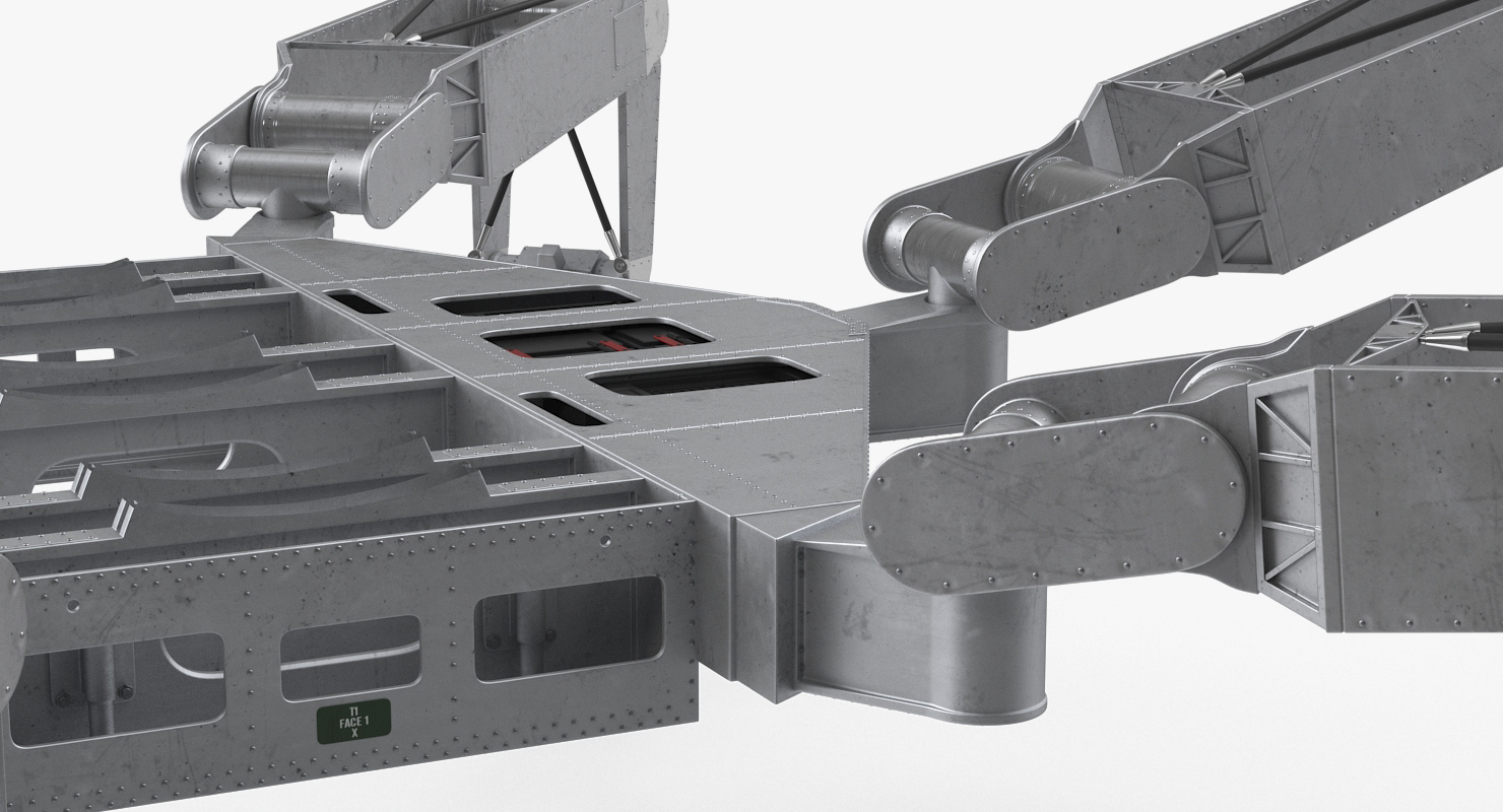 3D model Six Legged Robotic Lunar Rover
