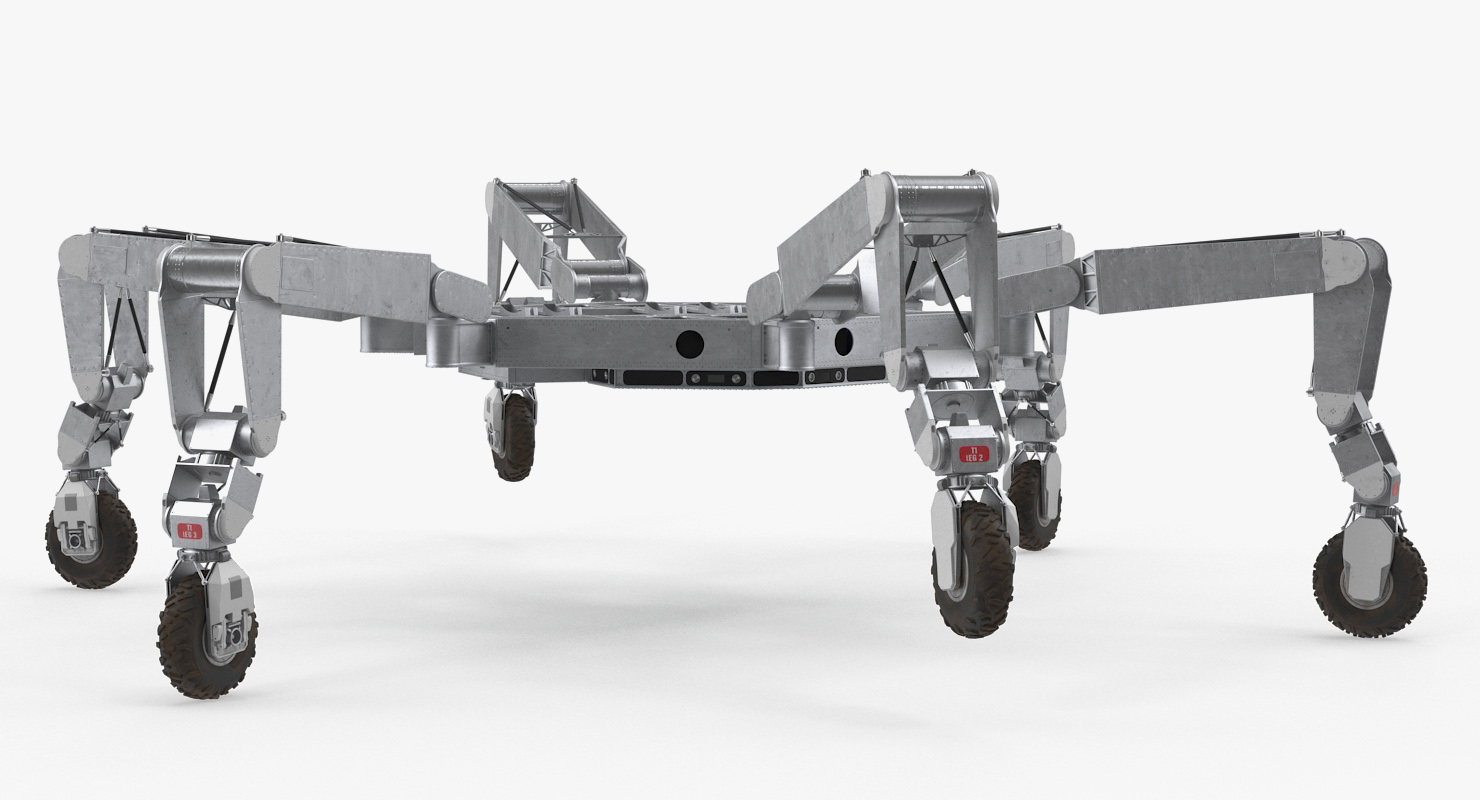 3D model Six Legged Robotic Lunar Rover