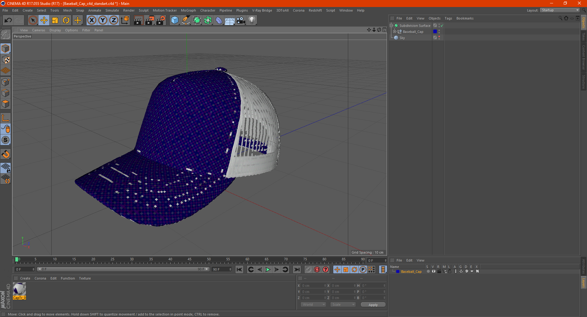 Baseball Cap 3D