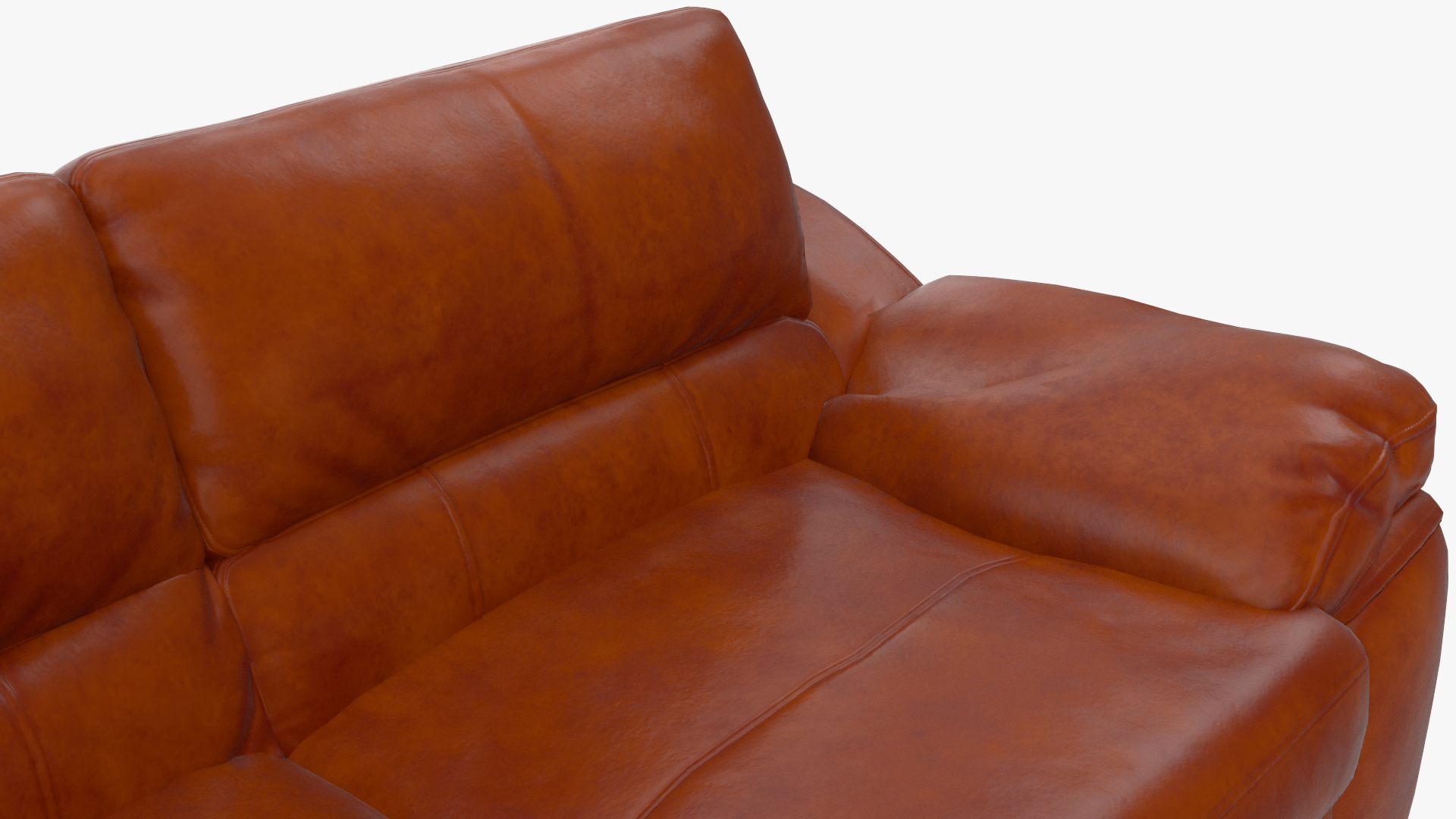 3D model Fat Man Lying on the Couch Fur