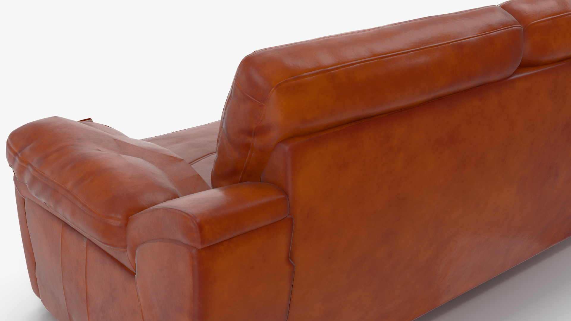 3D model Fat Man Lying on the Couch Fur
