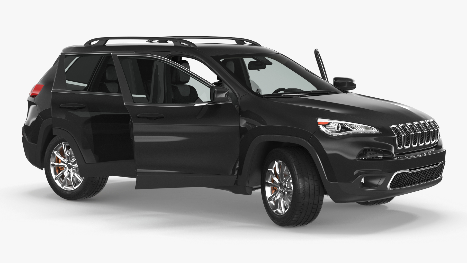 Modern SUV Rigged 3D
