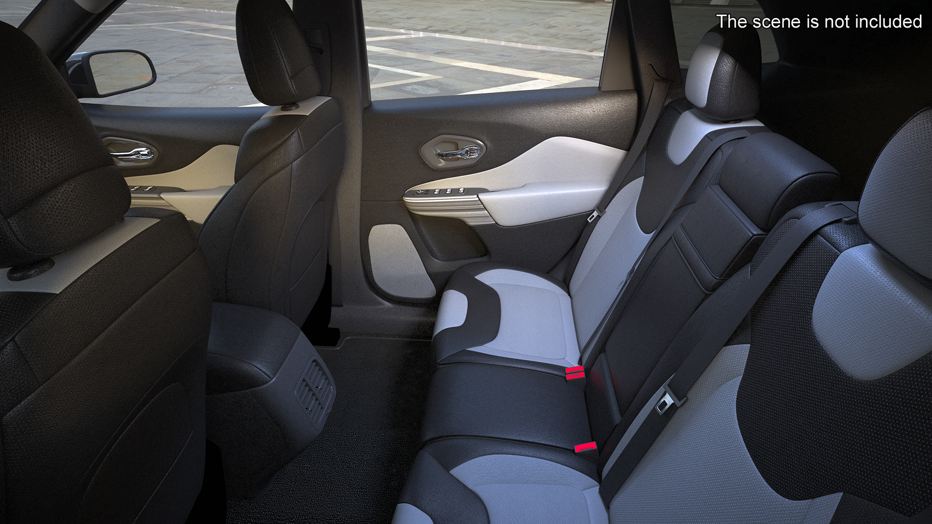 Modern SUV Rigged 3D