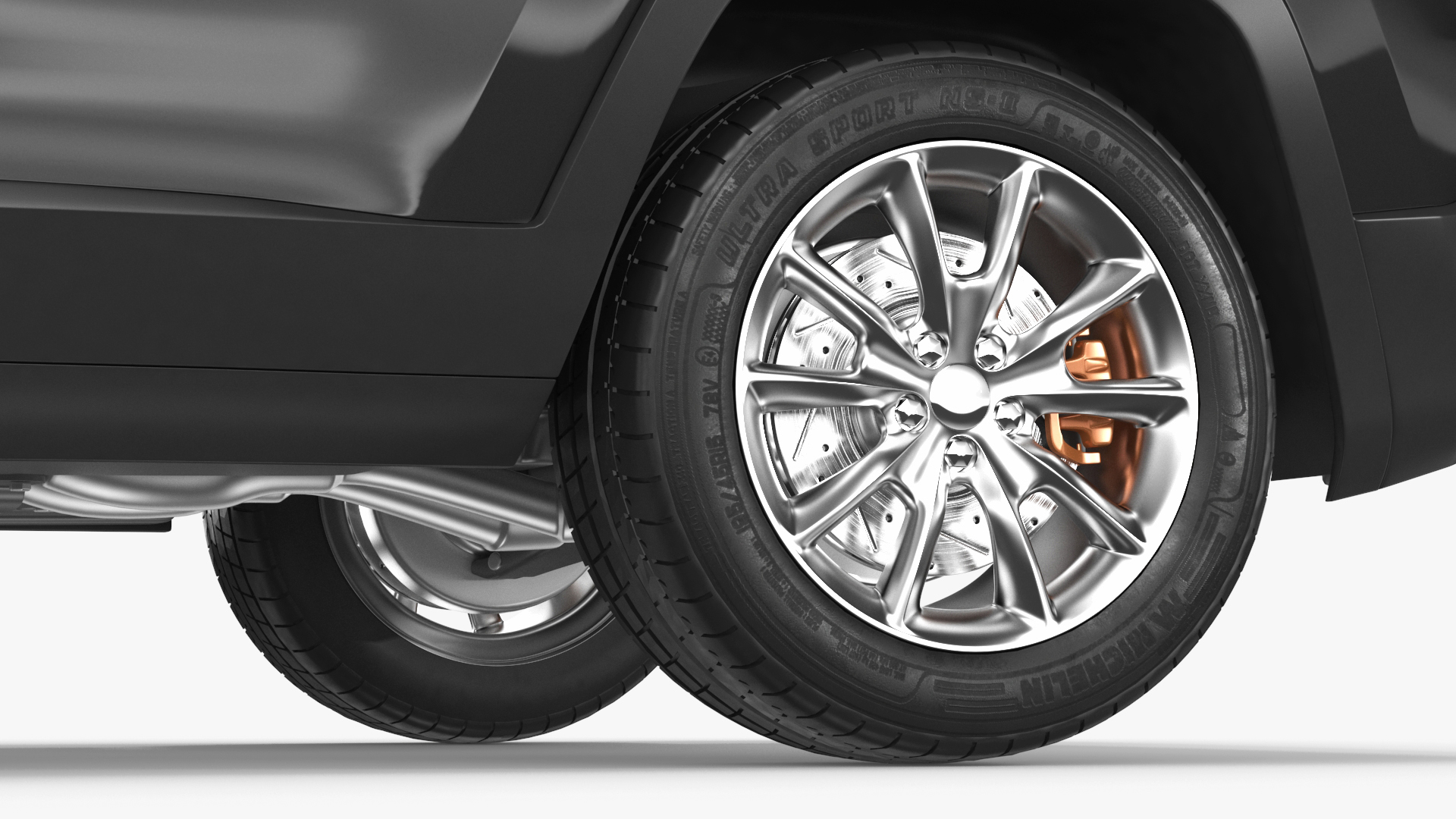 Modern SUV Rigged 3D