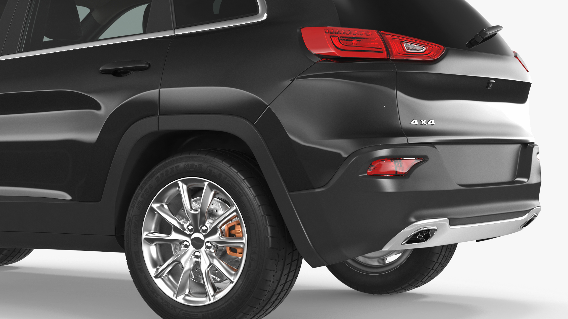 Modern SUV Rigged 3D