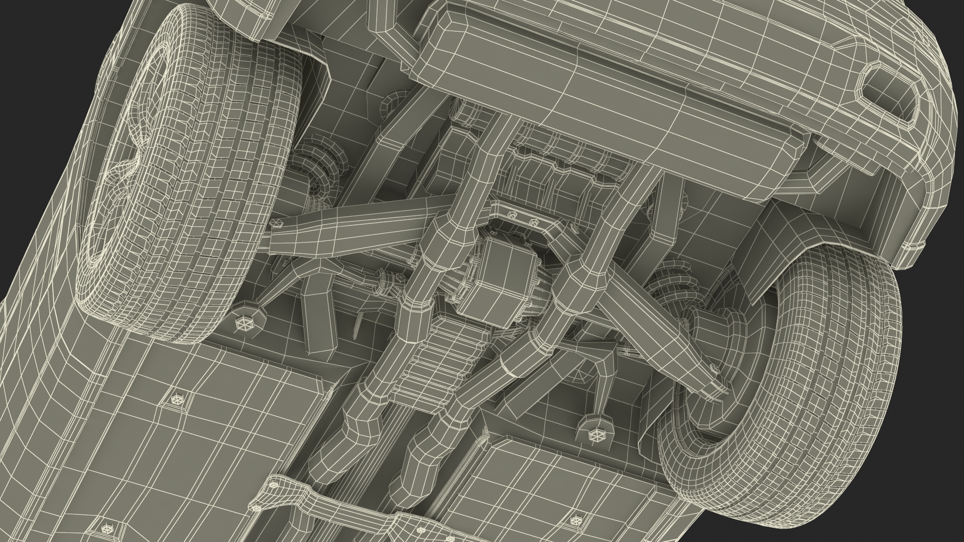 Modern SUV Rigged 3D