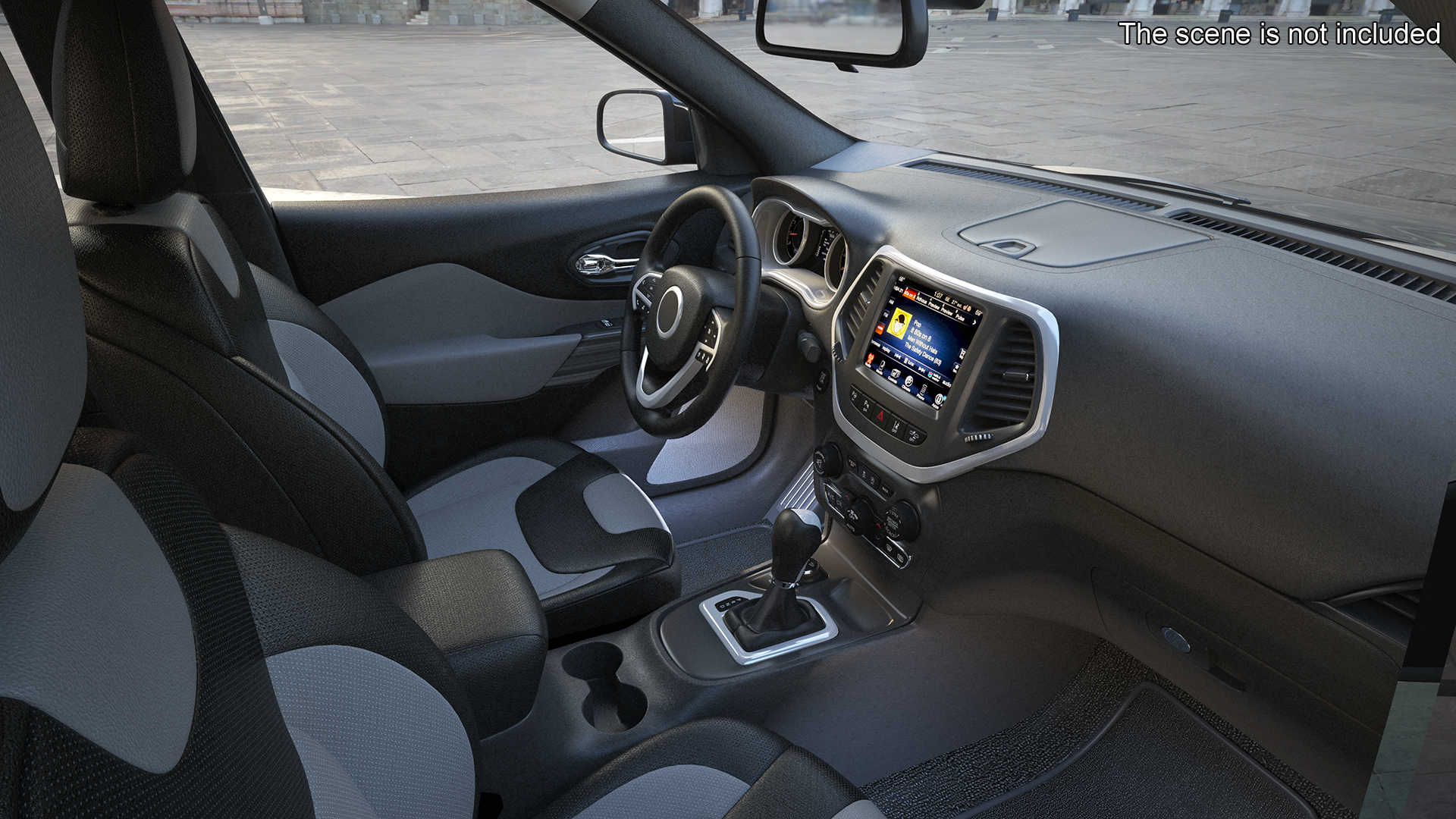 Modern SUV Rigged 3D