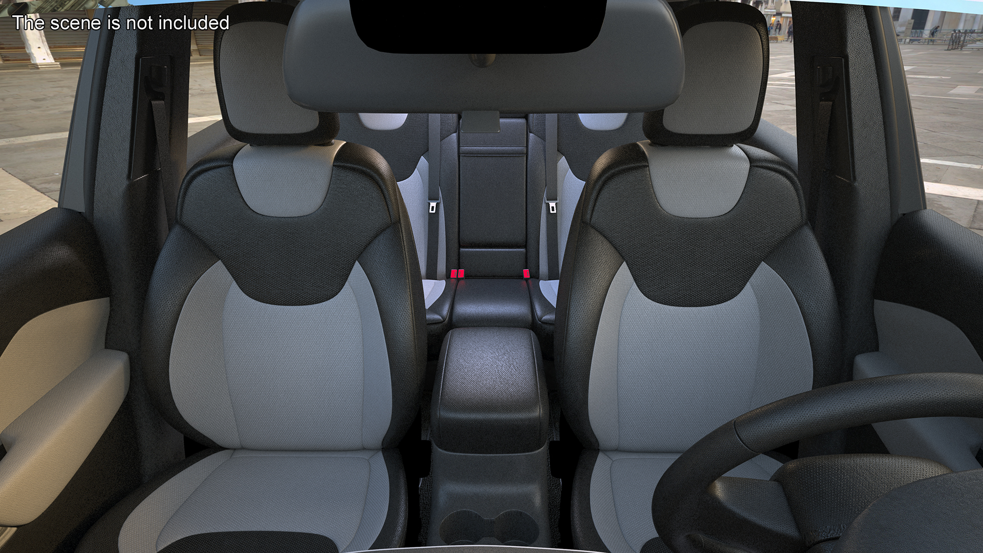 Modern SUV Rigged 3D