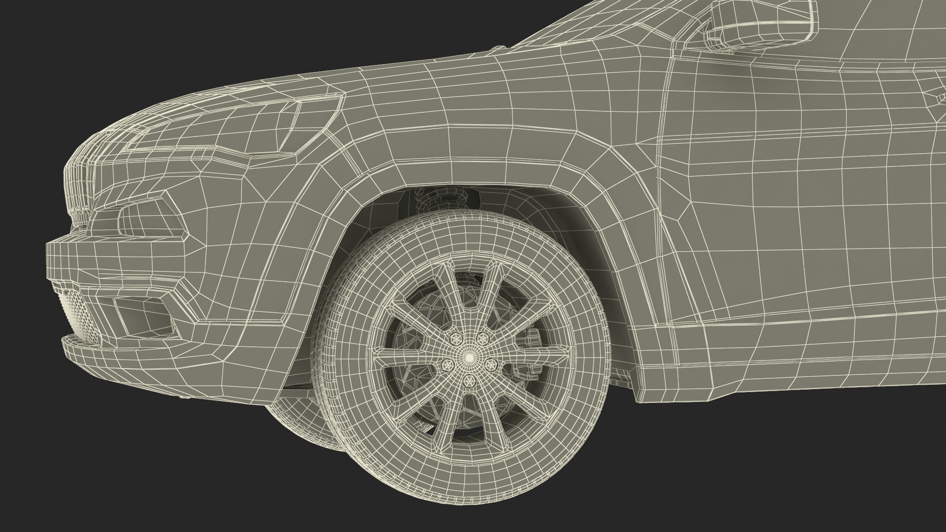 Modern SUV Rigged 3D