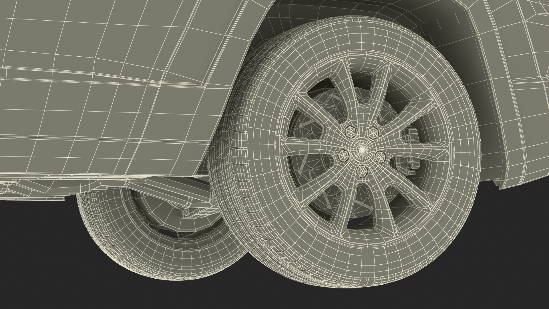 Modern SUV Rigged 3D