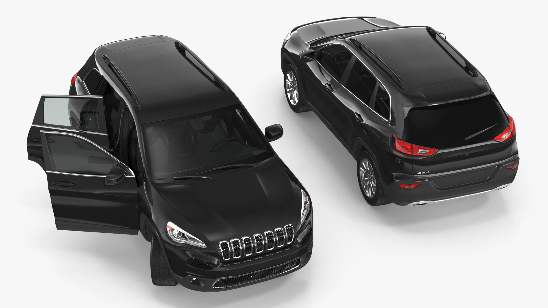 Modern SUV Rigged 3D