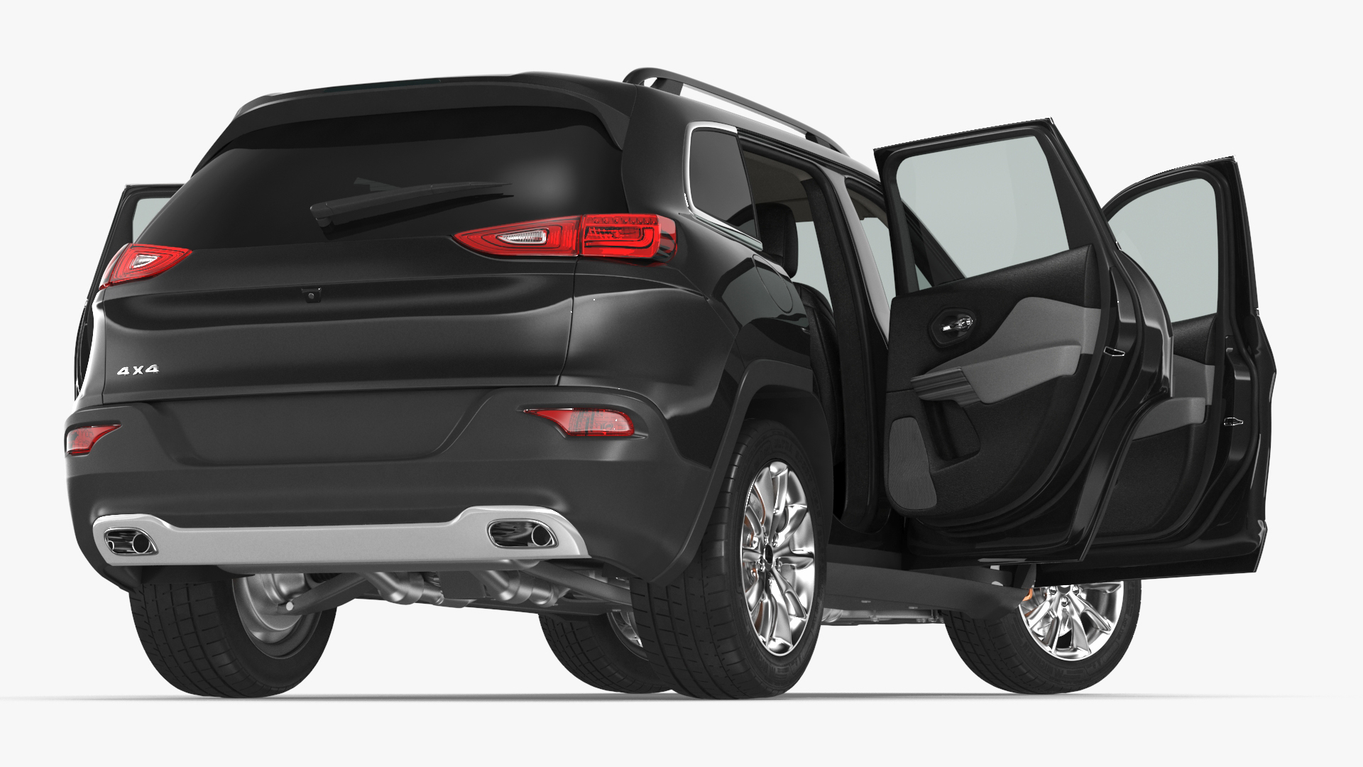 Modern SUV Rigged 3D
