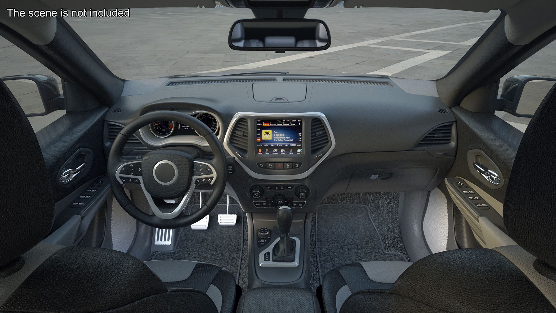 Modern SUV Rigged 3D